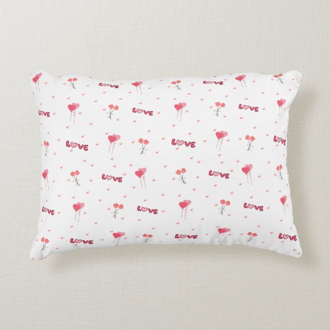 Love Coussin d'accentuation du coeur (Devant)