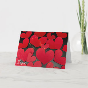 Love Craft Herzen Karte