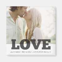 Love Custom Photo Wedding Favor
