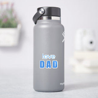 Love Dad Baby Boy Sticker