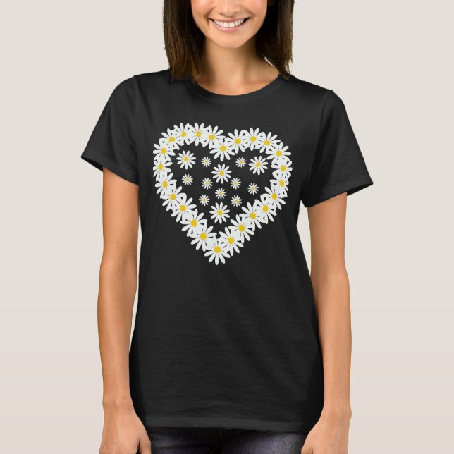 Love Daisy Flowers T-Shirt (Vorderseite)