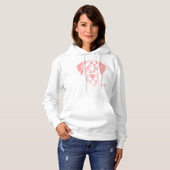Love Dalmata Hoodie (Vorne ganz)