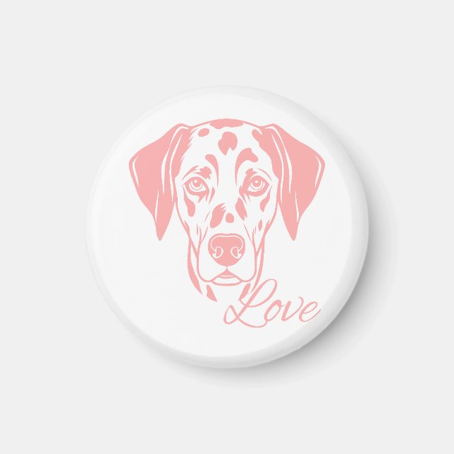 Love Dalmata Magnet (Vorne)