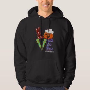 Love Dialysis Nurse Life Nurse Halloween Scary Pum Hoodie