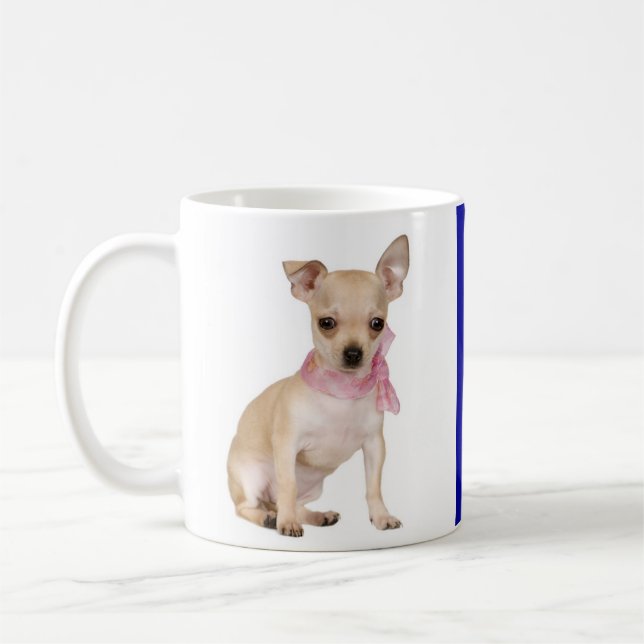 Love Diva Chihuahua Puppy Dog Coffee Mug (Gauche)