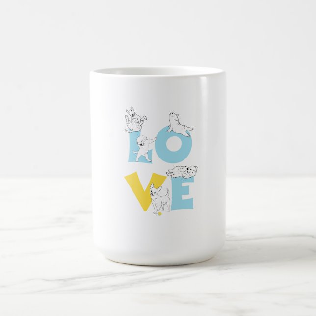 love dog kaffeetasse (Mittel)
