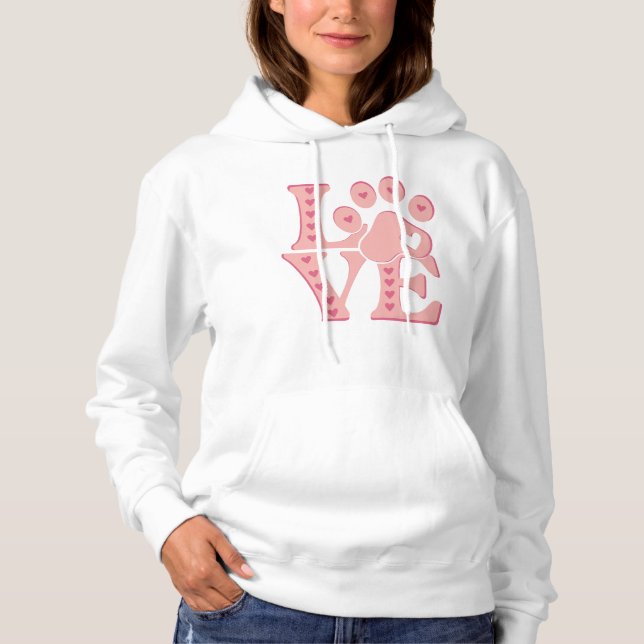 Love Dogs  Hoodie (Vorderseite)