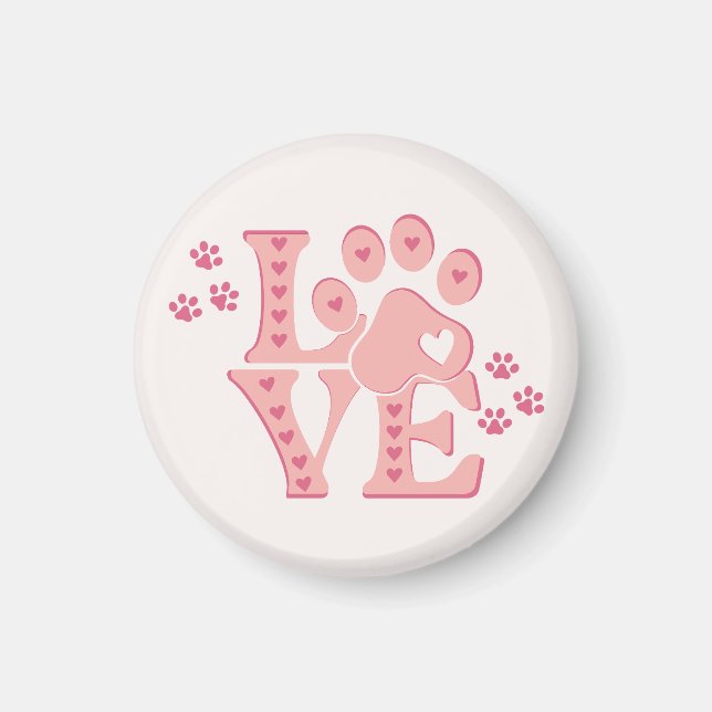 LOVE Dogs Magnet (Vorne)