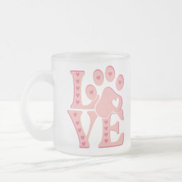 Love Dogs Perzonalized Mattglastasse