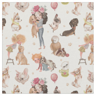Love Dogs Stoff