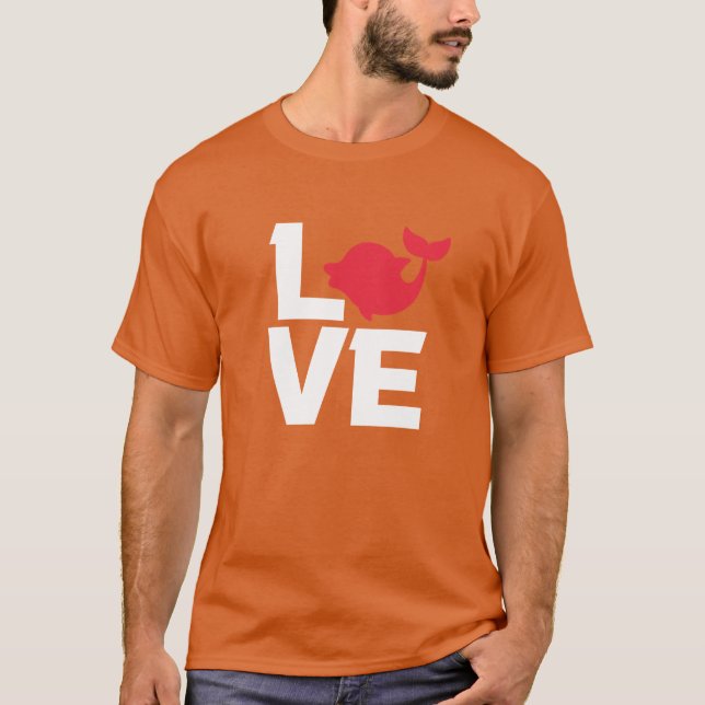 Love Dolphin gift T-Shirt (Vorderseite)