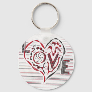 Love Doodle Schlüsselanhänger