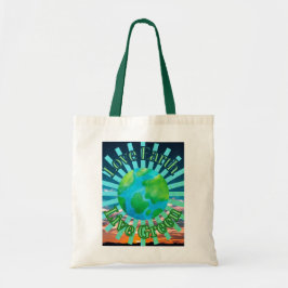 Love Earth Live Sac fourre-tout vert - Jour des te
