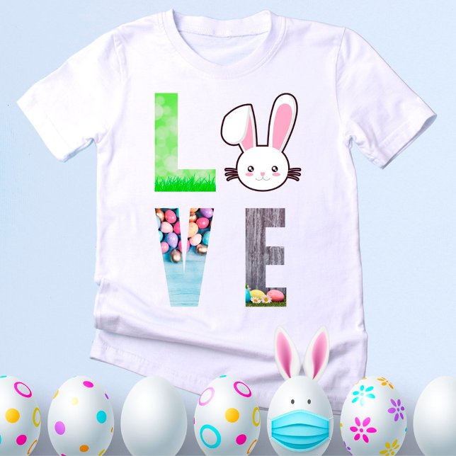Love Easter - Easter Bunny - Easter Egg T-Shirt (Von Creator hochgeladen)