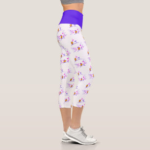 LOVE ECHO - Comic Birds Tweetlercools 3 Capri Leggings