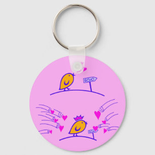 LOVE ECHO - Comic Birds Tweetlercools 3 Schlüsselanhänger