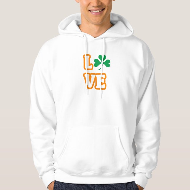 "LOVE" (ÉDITION DE SAINT PATRICK) Sweat - shirt à  (Devant)