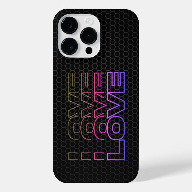 Love - Electro Love Edition  iPhone 14 Pro Max Hülle (Rückseite)
