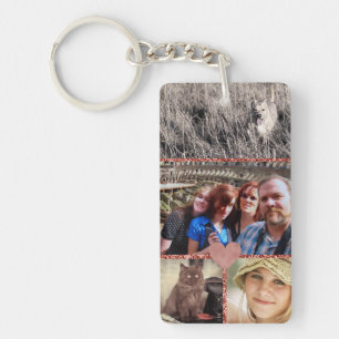 Love Family Photo Collage Girly Heart