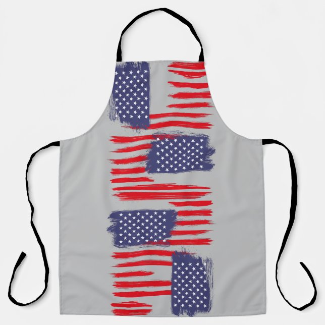 LOVE FLAG USA/EEUU TEXT BRUSH STROKE BY MASANSER P SCHÜRZE (Vorderseite)