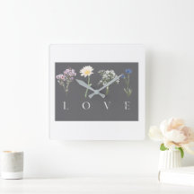LOVE Floral  – Romantischer Botanischer Druck
