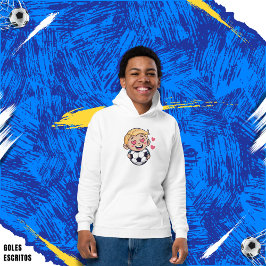 Love for soccer kawaii anime design hoodie