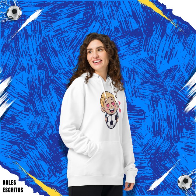 Love for soccer kawaii anime design hoodie (Von Creator hochgeladen)