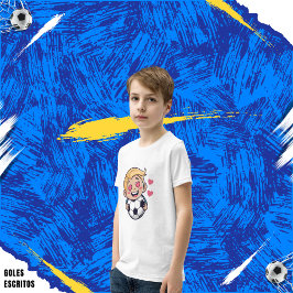 Love for soccer kawaii anime design T-Shirt