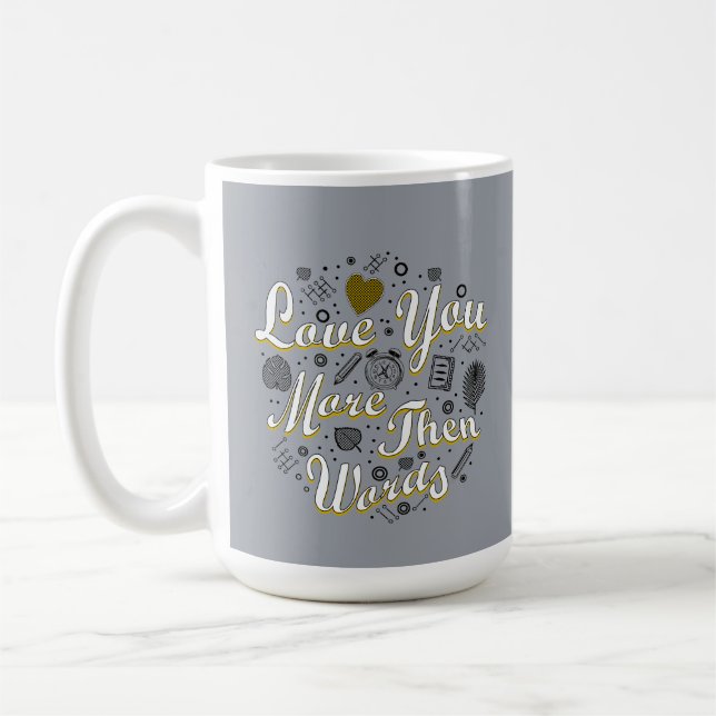 love forever, kaffeetasse (Links)