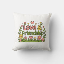 Love & Friends Gemütliches Baumwoll-Akzentschoner