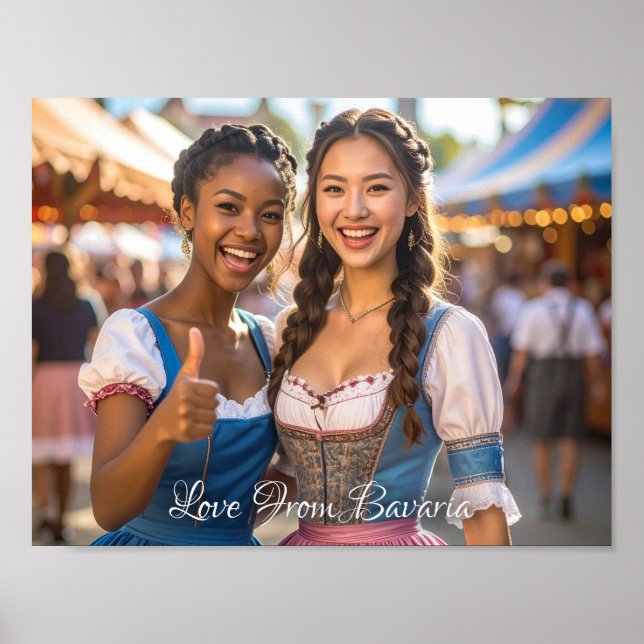 Love From Bavaria Poster (Vorne)