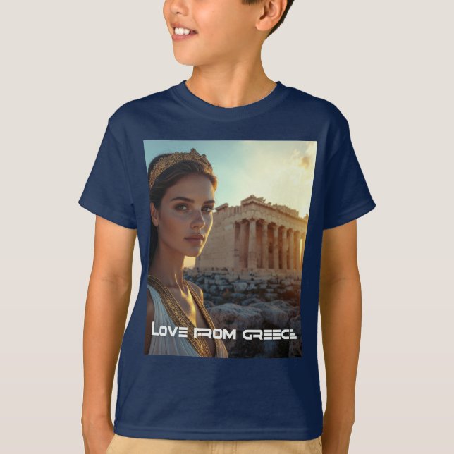 LOVE FROM GREECE T-Shirt (Vorderseite)