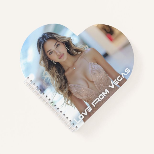 LOVE FROM VEGAS NOTIZBUCH (Vorderseite)