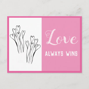 LOVE Gagne toujours la carte de confirmation