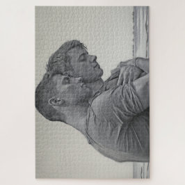 Love Gay Couple - Charcoal Sketch -