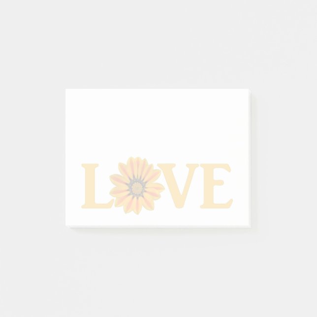 Love Gazania Post-it Notes (Devant)