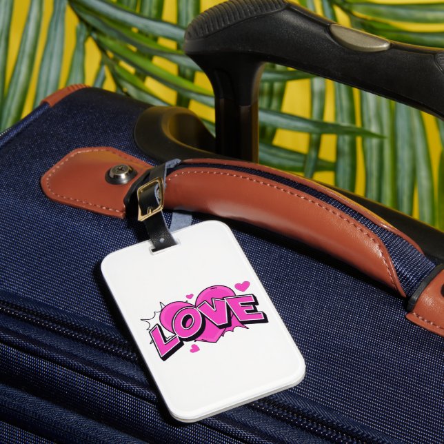 LOVE-Gepäckanhänger Gepäckanhänger (Vorderseite Insitu 1)
