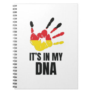 Love Germany German Pride In My DNA German Family Notizblock