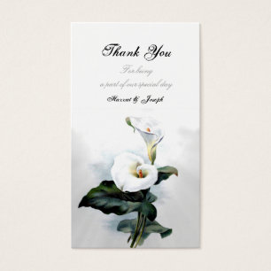 Love Glistens/Elegant Blanc Calla Lily Mariage
