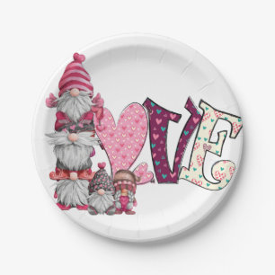 Love Gnome Pappteller