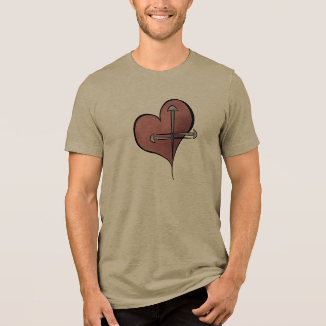 Love God Tri-Blend Shirt (Vorderseite)