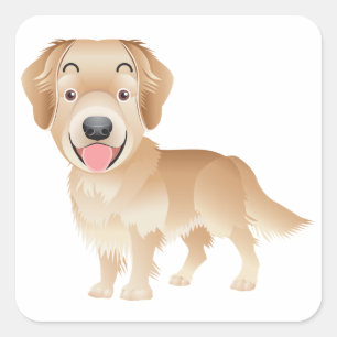 Love Golden Retriever Stickers Chien Chien Chien C