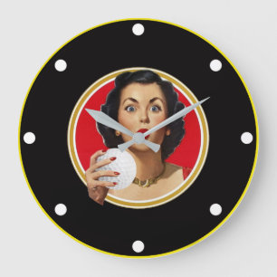 Love Golf Wall Horloge