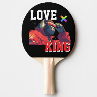LOVE × GORILLA - Custom Tischtennis Schläger