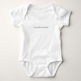 Love Grandma Quote Pregnancy Announcement Romper Baby Strampler