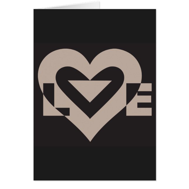 Love Grey sur Black (Devant)