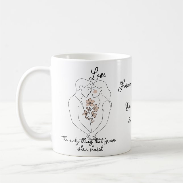 Love grows kaffeetasse (Links)