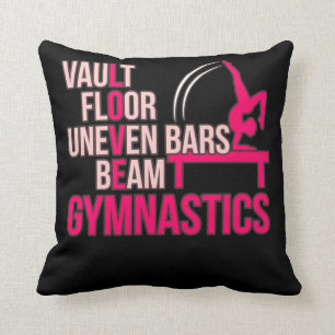 Love Gymnastics Gymnast Gymnastic Sports Lover Gra Kissen