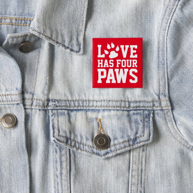 Love Has Four Paws Button (Beispiel)