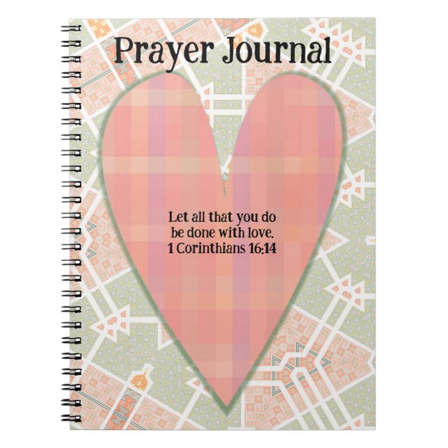 Love Heart Art Faith Prayer Journal (Devant)